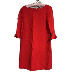 Kate Spade New York Red Bell Sleeve Shift Dress - Size 0